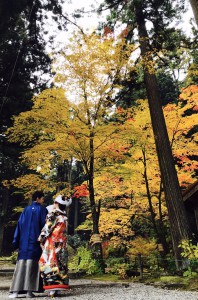 紅葉の光前寺🍁